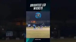 Introducing Our New Blue-White Led Wickets | Brightest Led Wickets | RT Sports