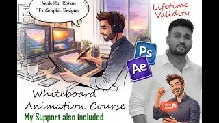 Whiteboard Animation Course + 2D Animation Course for beginners in Hindi+ Freelance Course 🔥
