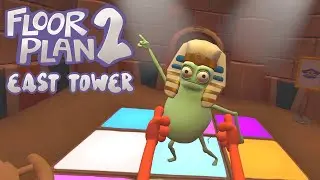 Floor Plan 2 - East Tower [Full Playthrough / Guide, All Red Harrys] (VR gameplay, no commentary)