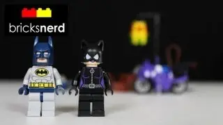 LEGO Super Heroes Catwoman Catcycle City Chase Review, Unboxing, Time Lapse Build - LEGO 6858