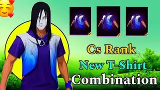 Cs Rank New Heroic T-Shirt God Level Dress Combination || Best Dress Combination In Cs Rank T-Shirt 