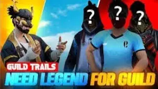 1v1 0/4 Kottu guild entry pattu hardest guild trails Telugu live stream nikhil gaming