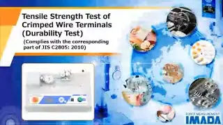 Tensile Strength Test of Crimped Wire Terminals Durability Complies with the part of JIS C2805