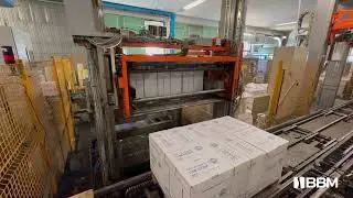 Used KOSME PALPACK-PS-DS Palletizer | 10,800 BPH | 2006 | Refurbished & Guaranteed