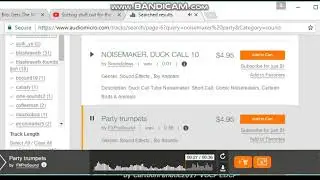 Noisemaker Sound Effects