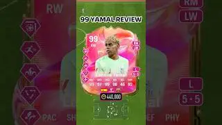 99 Futties Yamal Review 🇪🇸💗 Is He The Best Winger in FC25? #Shorts #FC25 #Yamal #Futties #FYP