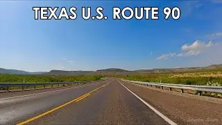 South Texas 4K scenic drive on U.S. Route 90 | S9 E7