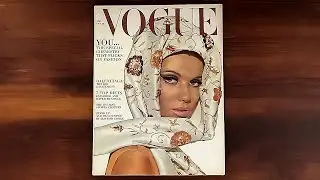 1964 October 15 ASMR Magazine Flip Through: Vogue Versuhka Balenciaga Courreges Flamenco-Ole!