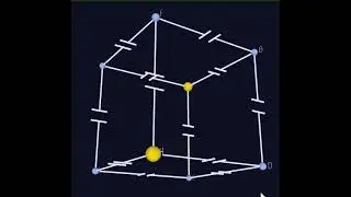 Find the equivalent Capacitance of the following diagram
