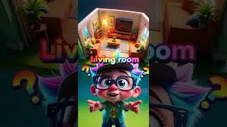 Learn House Vocabulary for Kids 🏠 #house #shorts