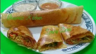 How to Prepare Spring Dosa Recipe Video by Bhavna - Gluten free & Vegan
