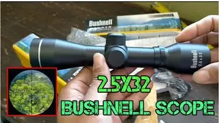 Bushnell 2.5x32 cute at murang scope from lazada, unboxing
