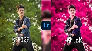 Lightroom Pink (gulabi) Colour Background Photo Editing Tutorial | Lightroom Photo Editing|