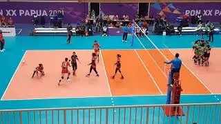 PON XX PAPUA CABOR VOLLY PUTRI JAWA TIMUR VS SULUT SET 1, 2 (2-0)