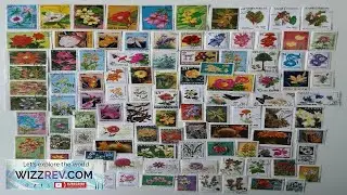 Flowers Flora Stamps Collection 100 to 2000 Different Stamps eBay