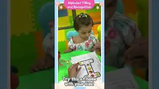 🎉 Our Alphabet & Shape Recognition activity at Kidz Crayons PlaySchool is a hit!