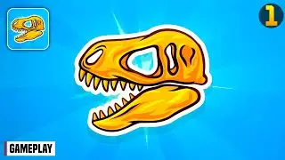 Dino Crowd - Gameplay Walkthrough Part 1 - Dino Army Commander io (iOS, Android)