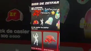 Le pack Zetfar est ressorti 😁#zetfar #yotubeshorts #shorts #youtubeur #fortnite #gaming #boutique