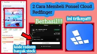 Cara Membeli Ponsel Cloud Redfinger | Cara Beli Kode Redeem Redfinger