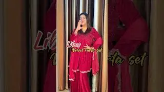 Libas Velvet Kurta Set Haul ✨ Perfect for Every Occasion! #VelvetStyle #shorts #libas