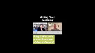 Scaling PMax seasonally &ndash; all at once or staggered? #shorts #googleads #digitalmarketing #business