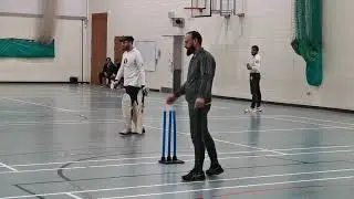 Lutonian Crystal Sports Indoor Cricket League at Denbigh High School. Mehrab Eagles beat Asif Lions