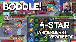 4-STAR FARMERBERRY AND VEGGIEBOT!!!!!!! 3 BODDLE WINS IN A ROW!!!