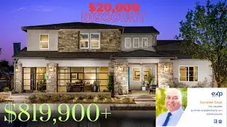 New Construction Home Tour with Incredible Views| Thomas Model|McCaffrey Homes| Madera,CA
