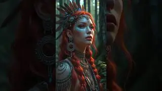 AI Art Showcase: #Stunning Images Generated by AI #aiart #shaman #forest