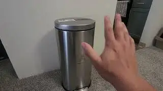 Complete Review of the SimpleHuman Round Trash Can!