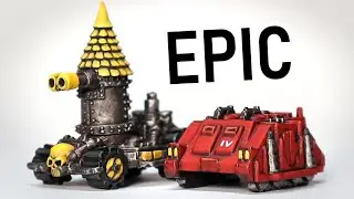 Painting Tiny Epic Warhammer 40k! (Blood Angels and Bad Moons!)