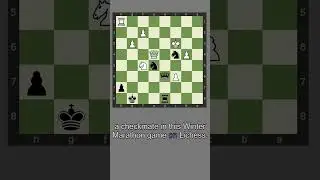 Knight&rsquo;s deadly net! 🐴♟️ Watch this stunning checkmate trap unfold ♟️🔥 #shorts #chess #puzzle
