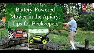 Battery-Powered Mower in the Apiary: Tips for Beekeepers