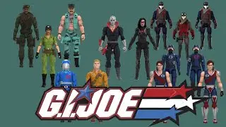 GI Joe Duke Lady Jaye Gung Ho Stalker Cobra Commander Destro Baroness Xamot Tomax Troopers Vipers