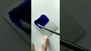 Indigo colour | Brustro Artists Watercolour ink Swatch #art #shorts