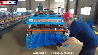 HX glazed tile sheet roll forming machine customizable！