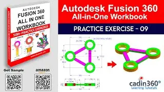 Fusion 360 Tutorial for Beginners &ndash; Exercise #9 | 3D Modeling from 2D Drawing - Day 9