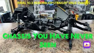 The Chassis You Have Never Seen - Axial SCX10.3 Straight Axle Assembled Chassis