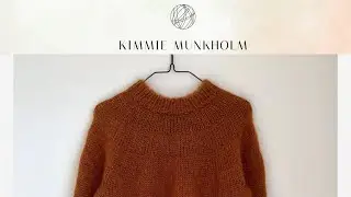PetiteKnit Novice Sweater Ombukning af halskant