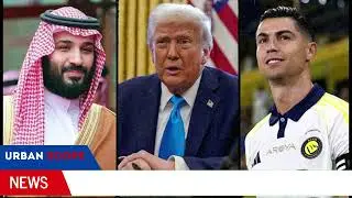 Cristiano Ronaldo at the White House @BBC #snn #cr7 #donaldtrump #news