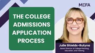 The College Admissions Application Process