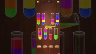 Color Water Sort Woody Puzzle Level 65 Walkthrough Solution Android/iOS