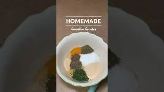 Homemade BOUILLON Powder | Nutritional Yeast Gluten-Free #bouillon #seasoning #shortsfeed