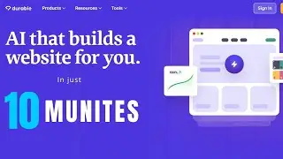 The AI Website Generation Trick That's Changing Everything - Create Website Using Durable AI
