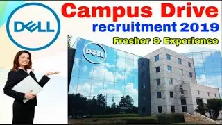 Dell recruitment 2019 | Fresher and experienced can apply| B.E. B.Tech other graduate | dell 2019 In