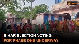 Bihar Election voting for phase one underway
