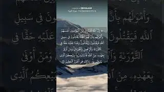 Surah At-Tawbah 9:111 | Beautiful Recitation by Mishary Al-Afasy