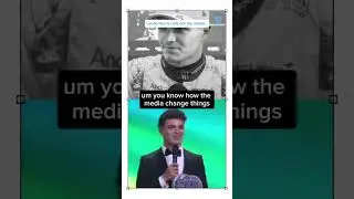 Lando Norris calls out the media at the FIA awards #f1 #formula1
