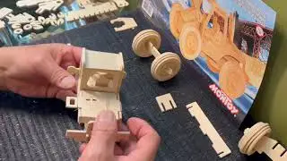 BULLDOZER   3D WOODEN PUZZLE#2