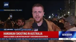 Vigil held in Tel Aviv for Bondi Beach attack victims